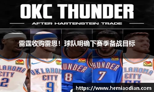 雷霆收购雷恩！球队明确下赛季备战目标