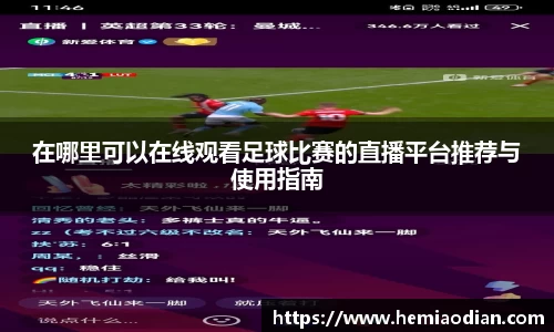 在哪里可以在线观看足球比赛的直播平台推荐与使用指南